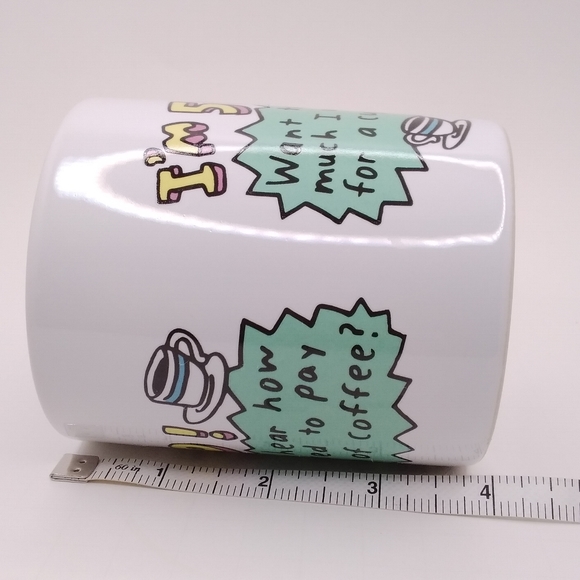 Shoebox Greetings MUG I'm 50 Want to hear how much I used to pay for cup coffee? - Picture 5 of 10